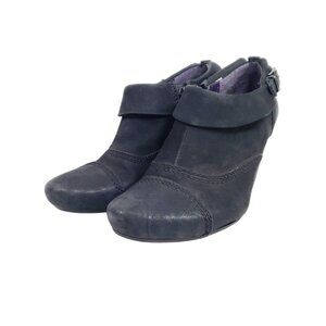 Madison DALLAS Ankle Booties Women's Size 6 Black Leather